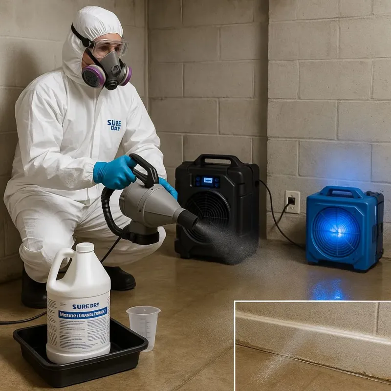 Sanitization and Odor Removal process in Manorhaven, NY